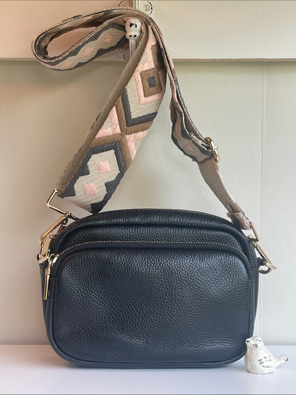 Pom Pom London Crossbody Bag